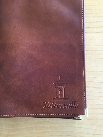 Catalogue Cover - Tan Leather